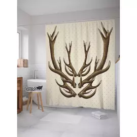 Штора-занавеска для ванной JOYARTY