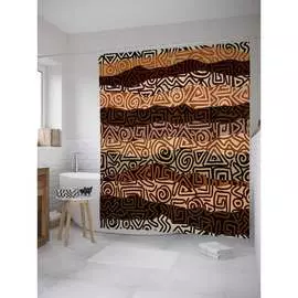 Штора-занавеска для ванной JOYARTY