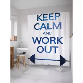 Штора-занавеска для ванной JOYARTY