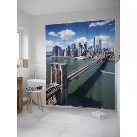 Штора-занавеска для ванной JOYARTY