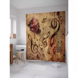 Штора-занавеска для ванной JOYARTY