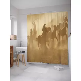 Штора-занавеска для ванной JOYARTY