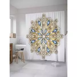 Штора-занавеска для ванной JOYARTY
