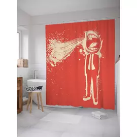 Штора-занавеска для ванной JOYARTY