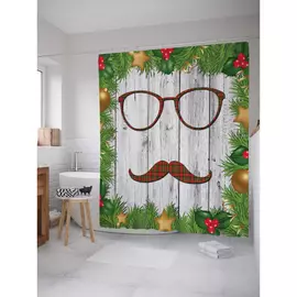 Штора-занавеска для ванной JOYARTY