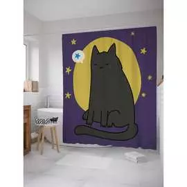 Штора-занавеска для ванной JOYARTY