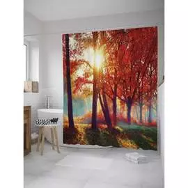 Штора-занавеска для ванной JOYARTY