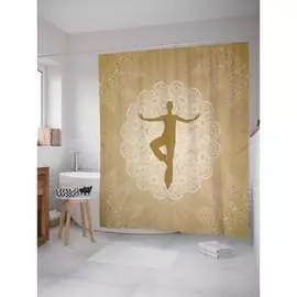 Штора-занавеска для ванной JOYARTY