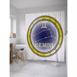 Штора-занавеска для ванной JOYARTY