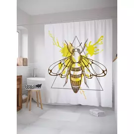 Штора-занавеска для ванной JOYARTY