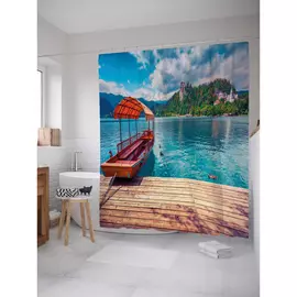 Штора-занавеска для ванной JOYARTY