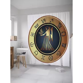 Штора-занавеска для ванной JOYARTY