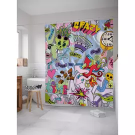 Штора-занавеска для ванной JOYARTY