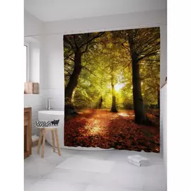 Штора-занавеска для ванной JOYARTY