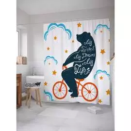 Штора-занавеска для ванной JOYARTY