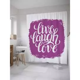 Штора-занавеска для ванной JOYARTY