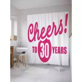 Штора-занавеска для ванной JOYARTY