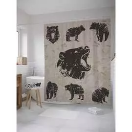 Штора-занавеска для ванной JOYARTY