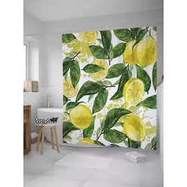 Штора-занавеска для ванной JOYARTY Сохраняй спокойствие радуйся sc_54187