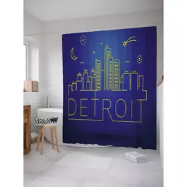 Штора-занавеска для ванной JOYARTY