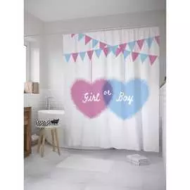 Штора-занавеска для ванной JOYARTY