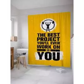 Штора-занавеска для ванной JOYARTY