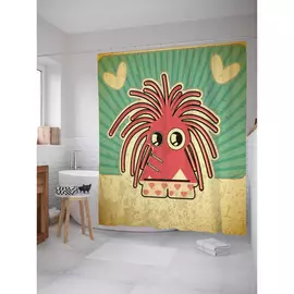 Штора-занавеска для ванной JOYARTY