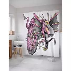 Штора-занавеска для ванной JOYARTY