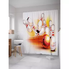 Штора-занавеска для ванной JOYARTY