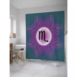 Штора-занавеска для ванной JOYARTY