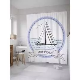 Штора-занавеска для ванной JOYARTY