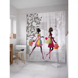 Штора-занавеска для ванной JOYARTY