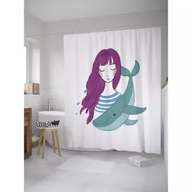 Штора-занавеска для ванной JOYARTY