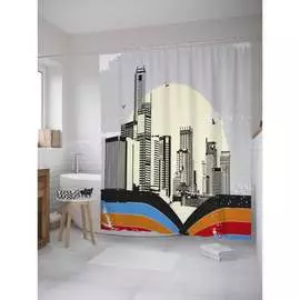 Штора-занавеска для ванной JOYARTY