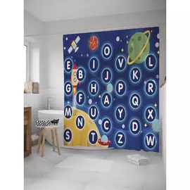 Штора-занавеска для ванной JOYARTY