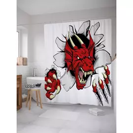 Штора-занавеска для ванной JOYARTY