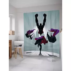 Штора-занавеска для ванной JOYARTY