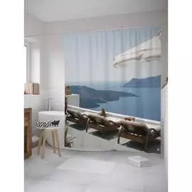 Штора-занавеска для ванной JOYARTY