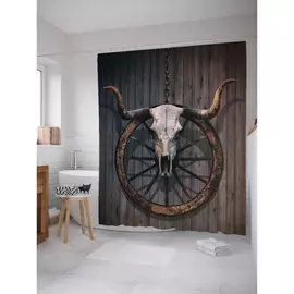 Штора-занавеска для ванной JOYARTY