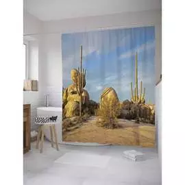 Штора-занавеска для ванной JOYARTY