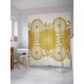 Штора-занавеска для ванной JOYARTY