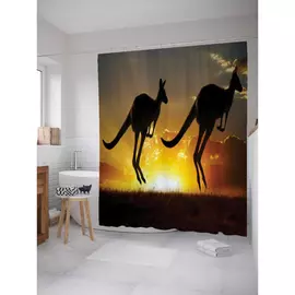 Штора-занавеска для ванной JOYARTY