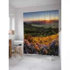 Штора-занавеска для ванной JOYARTY