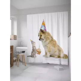 Штора-занавеска для ванной JOYARTY