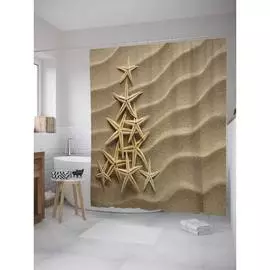 Штора-занавеска для ванной JOYARTY