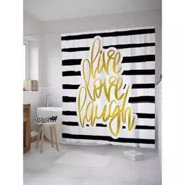 Штора-занавеска для ванной JOYARTY