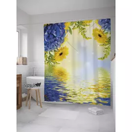 Штора-занавеска для ванной JOYARTY