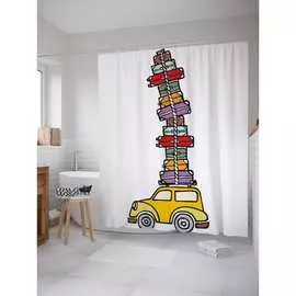 Штора-занавеска для ванной JOYARTY