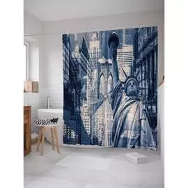 Штора-занавеска для ванной JOYARTY