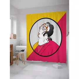 Штора-занавеска для ванной JOYARTY